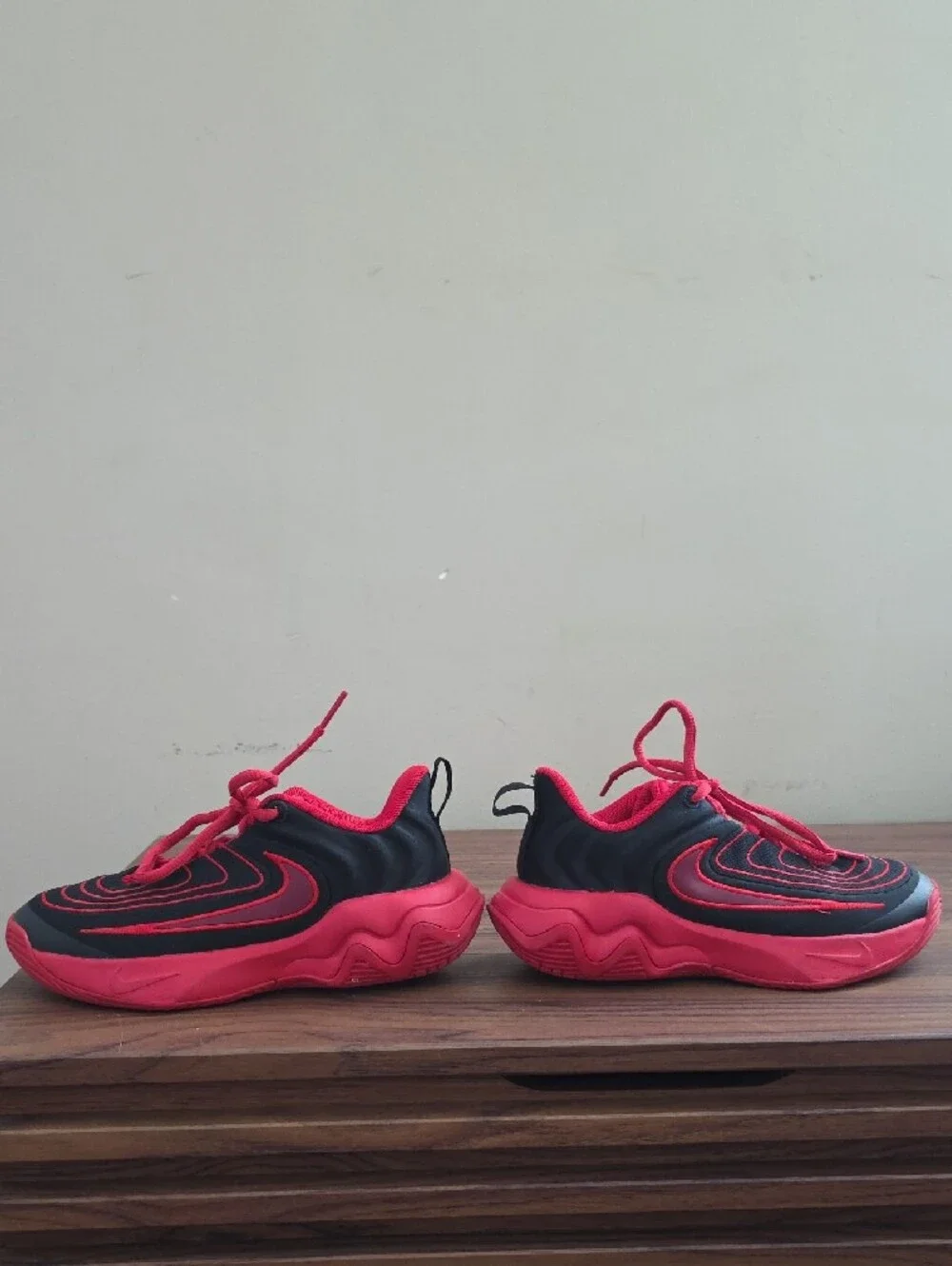 Kids - Red and Black - Nike Giannis Immortality 4 - Youth Lace-Up Shoes